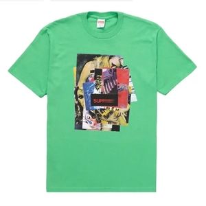 Supreme Stack Tee FW21 Men's US M Green NWT